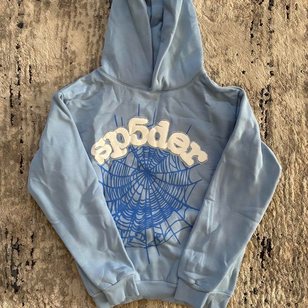 Blue Sp5der Hoodie